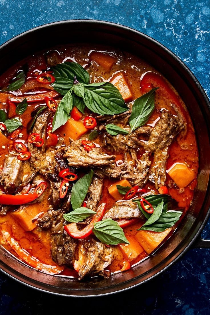 poulet ou boeuf ou crevettes aux curry rouge lait de coco – Image 3